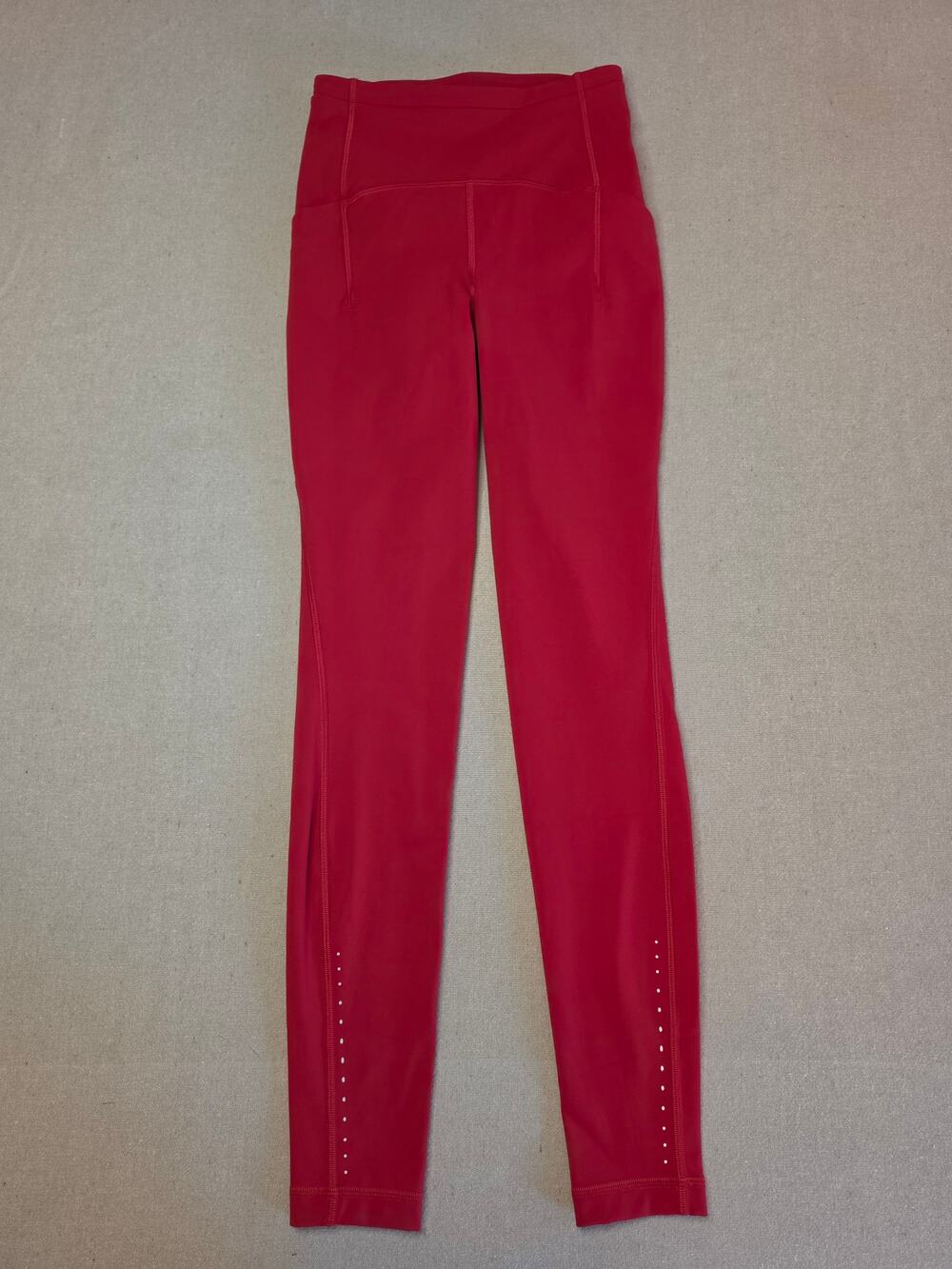 Lululemon Swift Speed High-Rise Leggings Red Sz 2